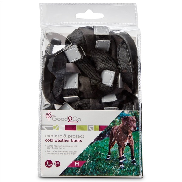 Good2Go Black All Weather Dog Boots - Medium - NWT - Picture 2 of 6